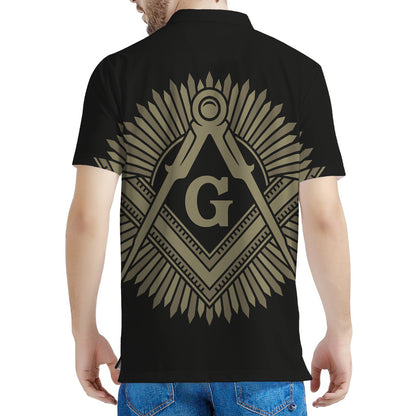 Masonic Freemasonry Print Men's Polo Shirt