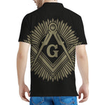 Masonic Freemasonry Print Men's Polo Shirt