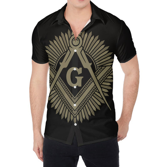 Masonic Freemasonry Print Men's Shirt