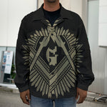Masonic Freemasonry Print Men's Shirt Jacket