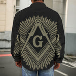Masonic Freemasonry Print Men's Shirt Jacket