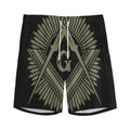 Masonic Freemasonry Print Men's Athletic Shorts