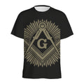 Masonic Freemasonry Print Men's Athletic T-Shirt