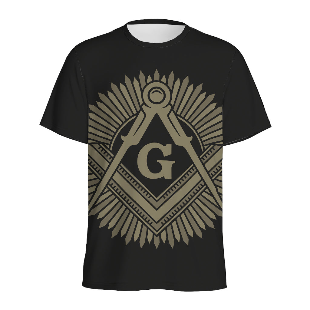 Masonic Freemasonry Print Men's Sports T-Shirt