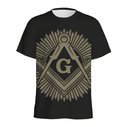 Masonic Freemasonry Print Men's Sports T-Shirt