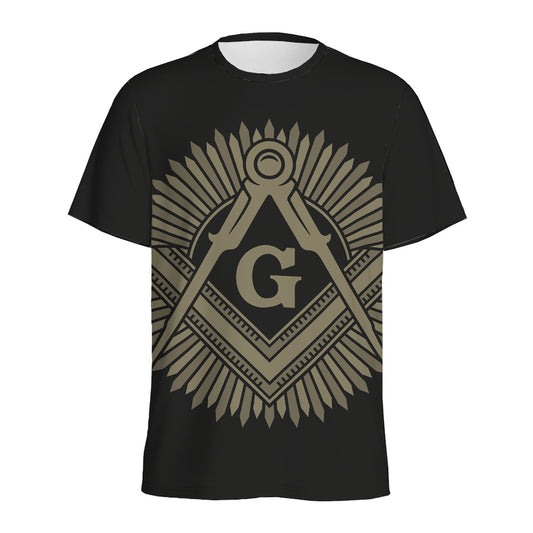 Masonic Freemasonry Print Men's Sports T-Shirt