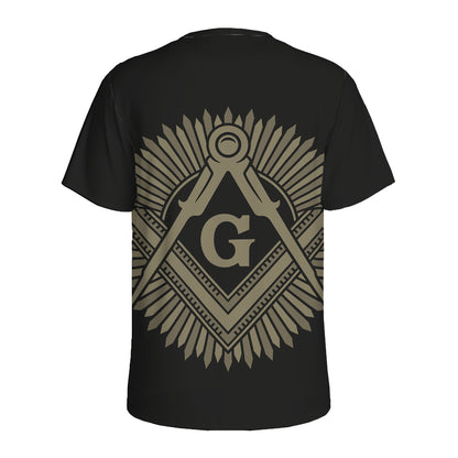 Masonic Freemasonry Print Men's Sports T-Shirt