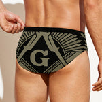 Masonic Freemasonry Print Men's Swim Briefs