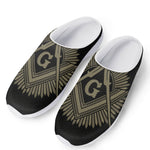 Masonic Freemasonry Print Mesh Casual Shoes