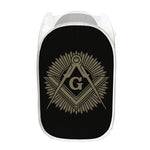Masonic Freemasonry Print Mesh Laundry Hamper