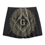 Masonic Freemasonry Print Mesh Shorts