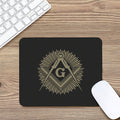 Masonic Freemasonry Print Mouse Pad