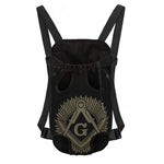 Masonic Freemasonry Print Pet Carrier Backpack