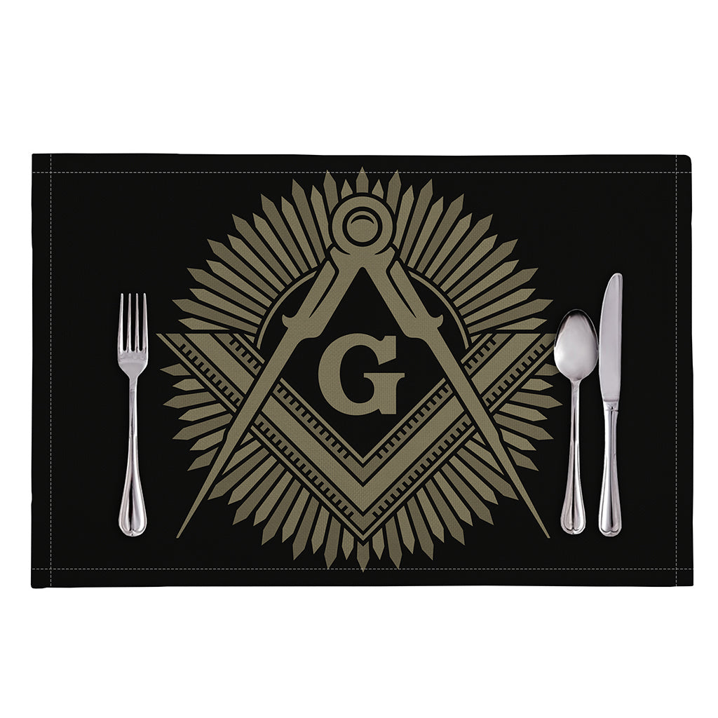 Masonic Freemasonry Print Placemat