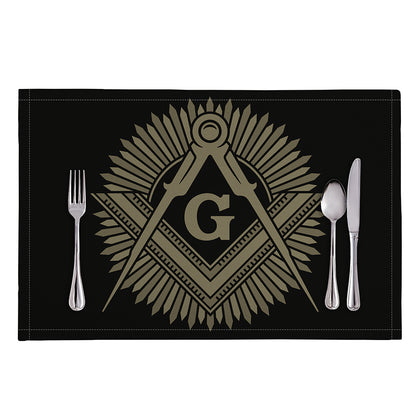 Masonic Freemasonry Print Placemat