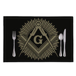 Masonic Freemasonry Print Placemat