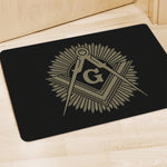 Masonic Freemasonry Print Polyester Doormat