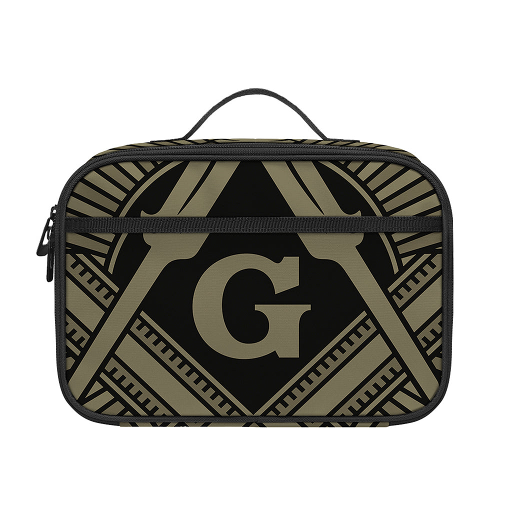 Masonic Freemasonry Print Portable Lunch Bag