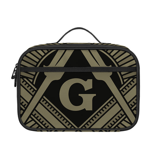Masonic Freemasonry Print Portable Lunch Bag
