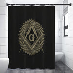 Masonic Freemasonry Print Premium Shower Curtain