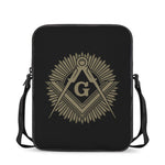 Masonic Freemasonry Print Rectangular Crossbody Bag