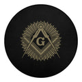 Masonic Freemasonry Print Round Blanket