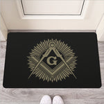 Masonic Freemasonry Print Rubber Doormat