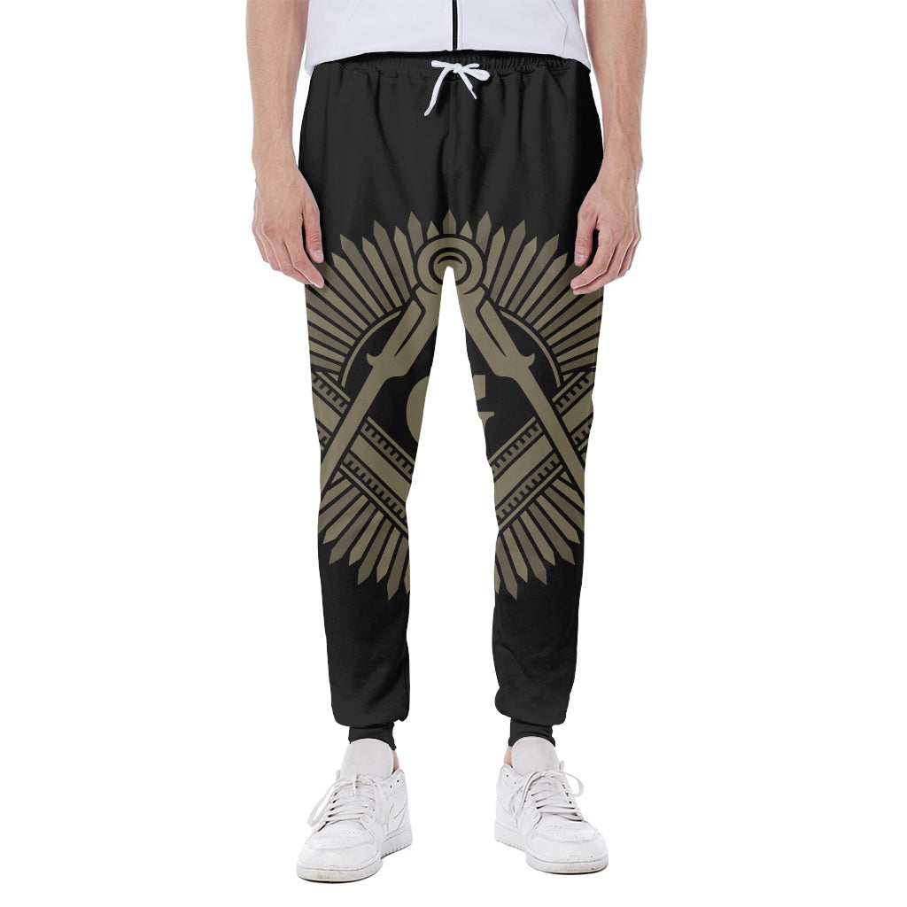 Masonic Freemasonry Print Scuba Joggers