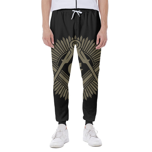 Masonic Freemasonry Print Scuba Joggers