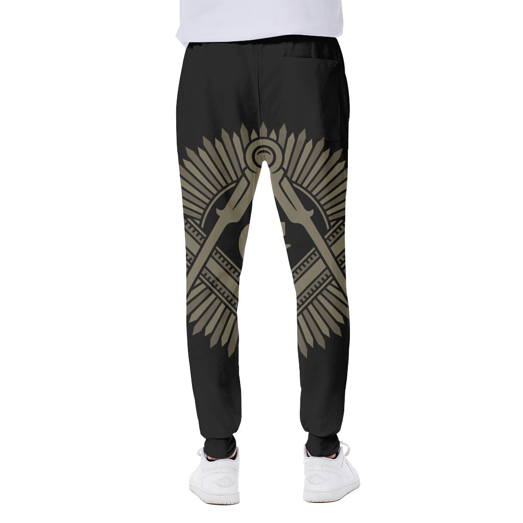 Masonic Freemasonry Print Scuba Joggers