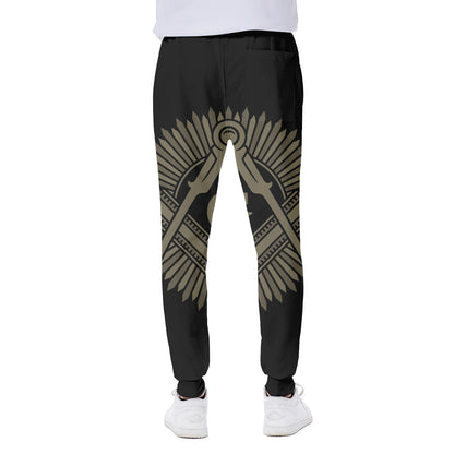 Masonic Freemasonry Print Scuba Joggers