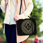 Masonic Freemasonry Print Shoulder Strap Bible Bag