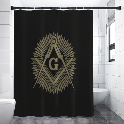 Masonic Freemasonry Print Shower Curtain