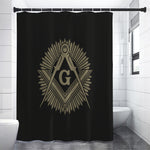 Masonic Freemasonry Print Shower Curtain