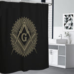Masonic Freemasonry Print Shower Curtain