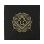 Masonic Freemasonry Print Silk Bandana