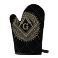 Masonic Freemasonry Print Single Oven Mitt