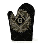 Masonic Freemasonry Print Single Oven Mitt