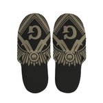 Masonic Freemasonry Print Slippers