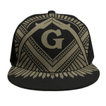 Masonic Freemasonry Print Snapback Cap