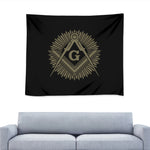 Masonic Freemasonry Print Tapestry