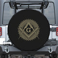 Masonic Freemasonry Print Tire Cover
