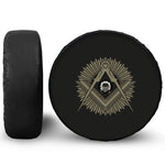Masonic Freemasonry Print Tire Cover With Camera Hole