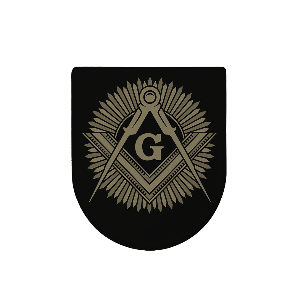 Masonic Freemasonry Print Toilet Lid Cover