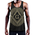 Masonic Freemasonry Print Men's Workout Tank Top