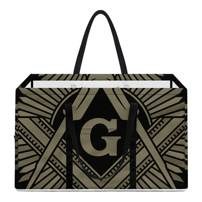 Masonic Freemasonry Print Utility Tote Bag