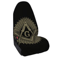 Masonic Freemasonry Print Waterproof Car Seat Cover