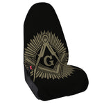 Masonic Freemasonry Print Waterproof Car Seat Cover