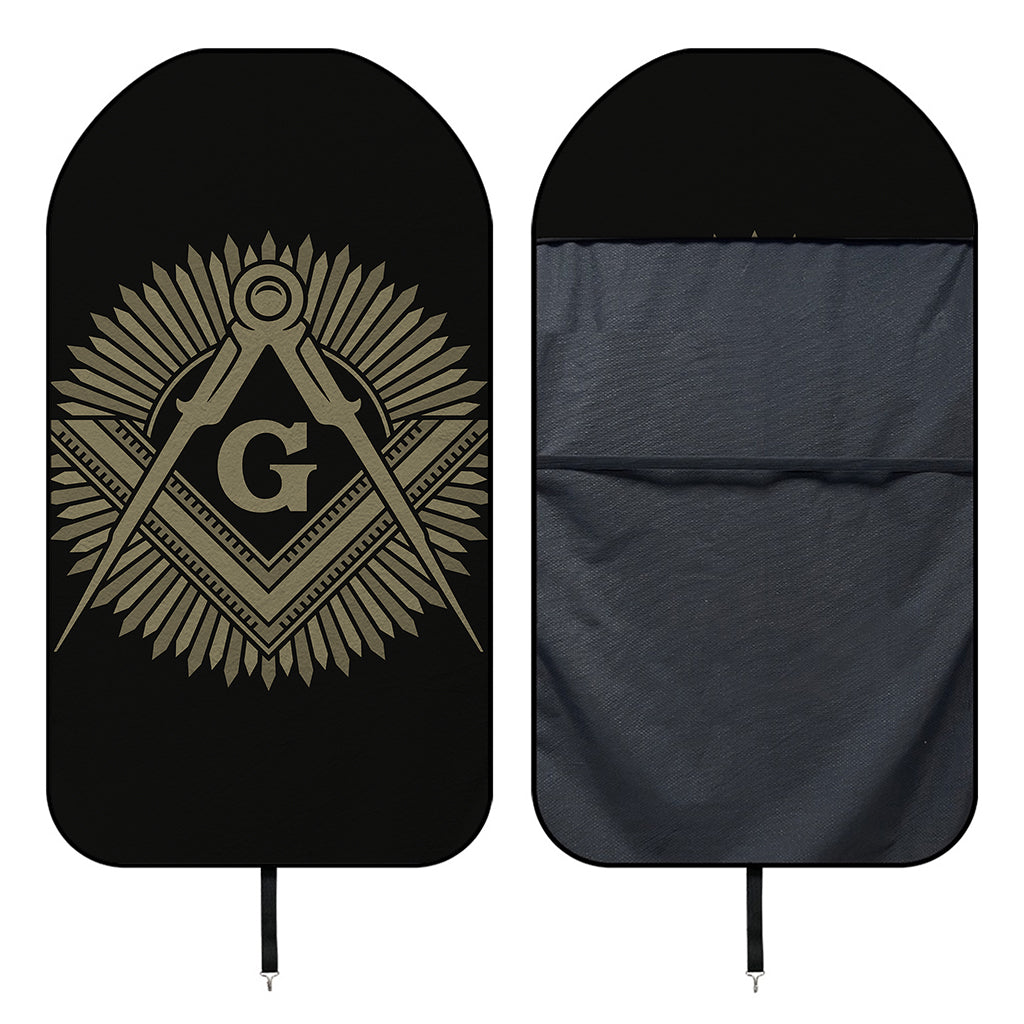 Masonic Freemasonry Print Waterproof Car Seat Cover