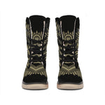 Masonic Freemasonry Print Winter Boots